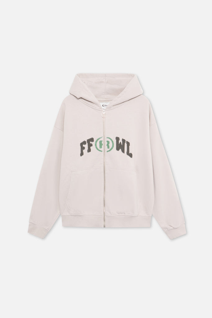 SS Patch Zipped Hoodie