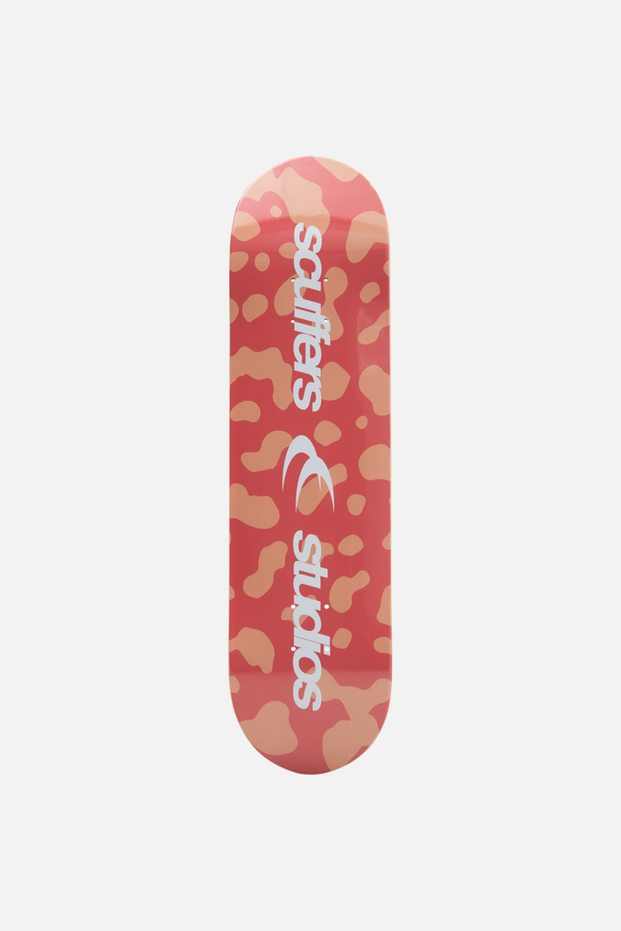 Orange Leopard Skateboard